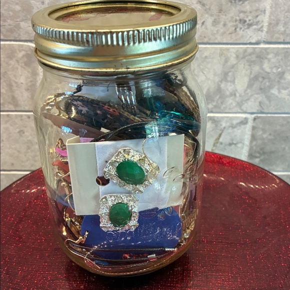 Assorted Jewelry in Mason Jar - Picture 3 of 4